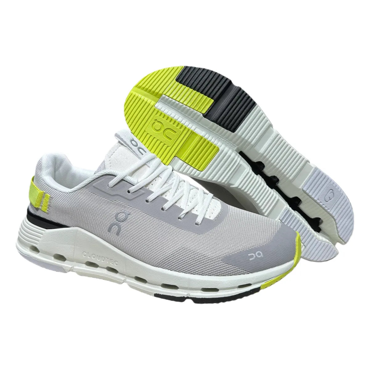 On Cloudnova Form 2 Women's Glacier Gray / White | Lime