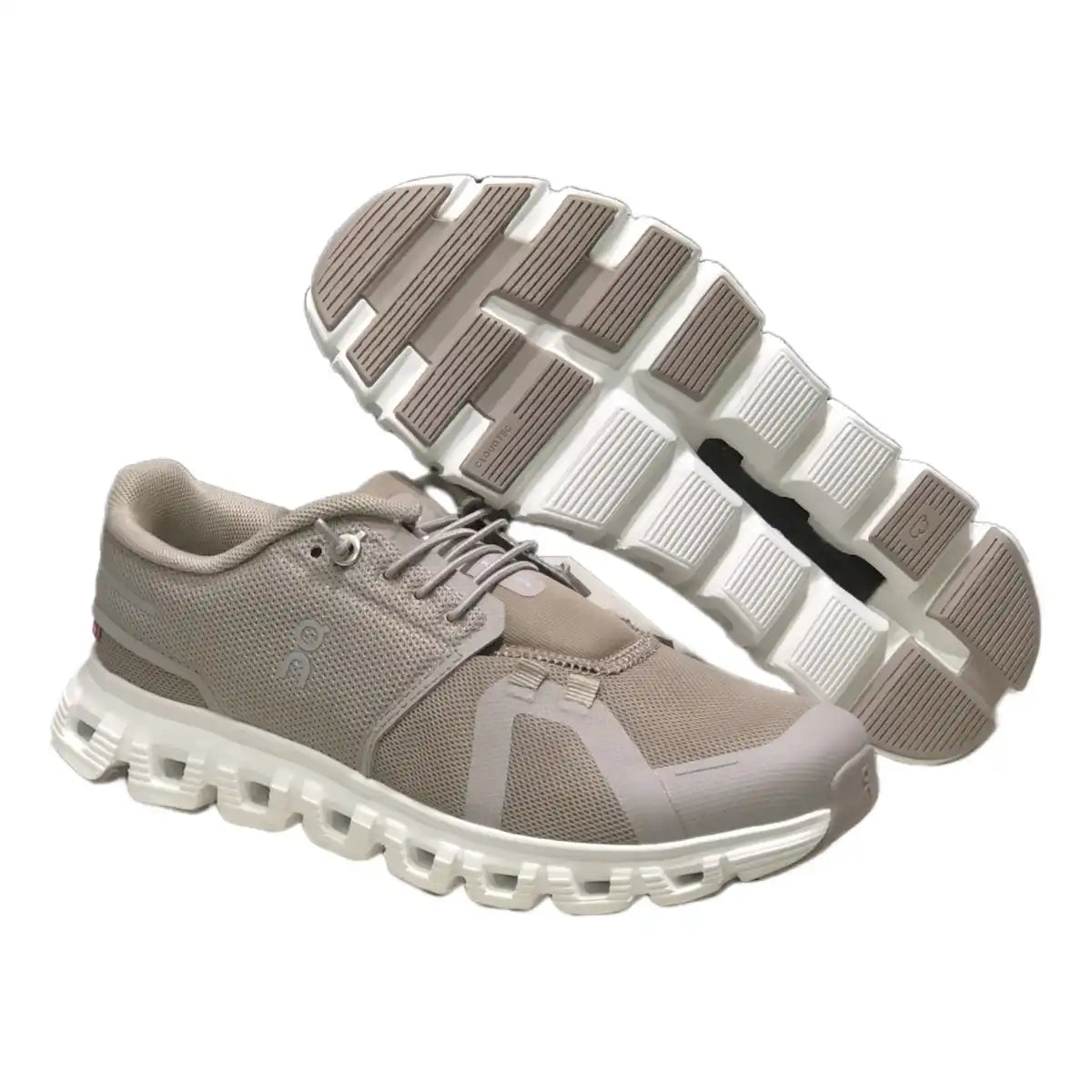 On Cloud 6 Men's Taupe/White