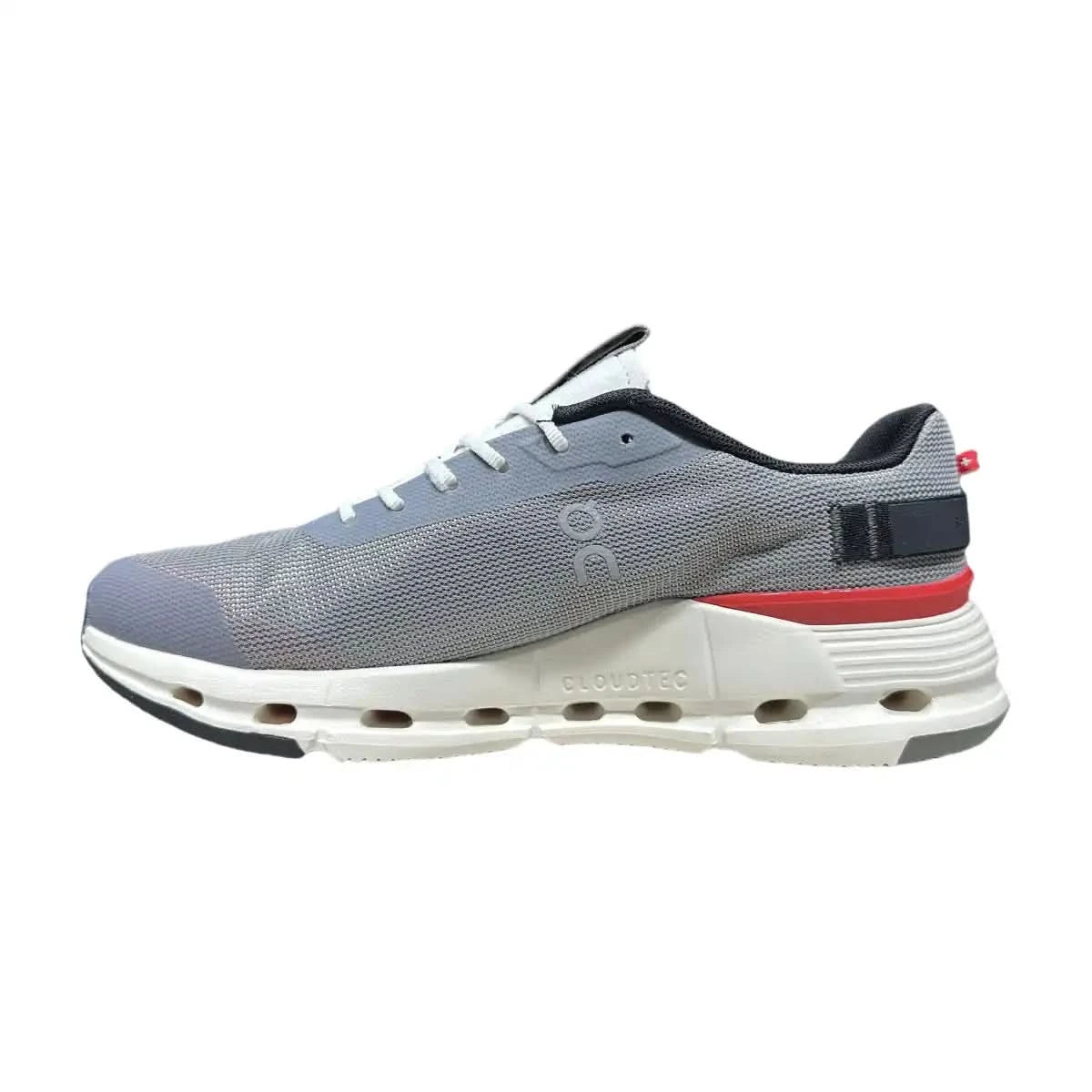 On Cloudnova Form 2 Men's mist gray | red