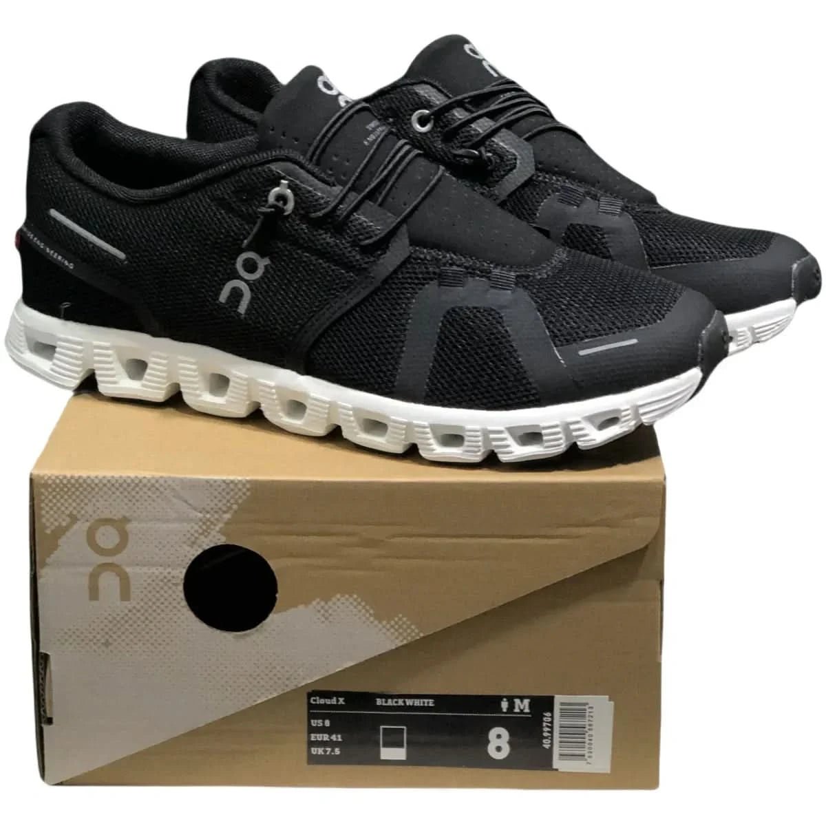 On Cloud 5 Men's Black and white - Onsrunners