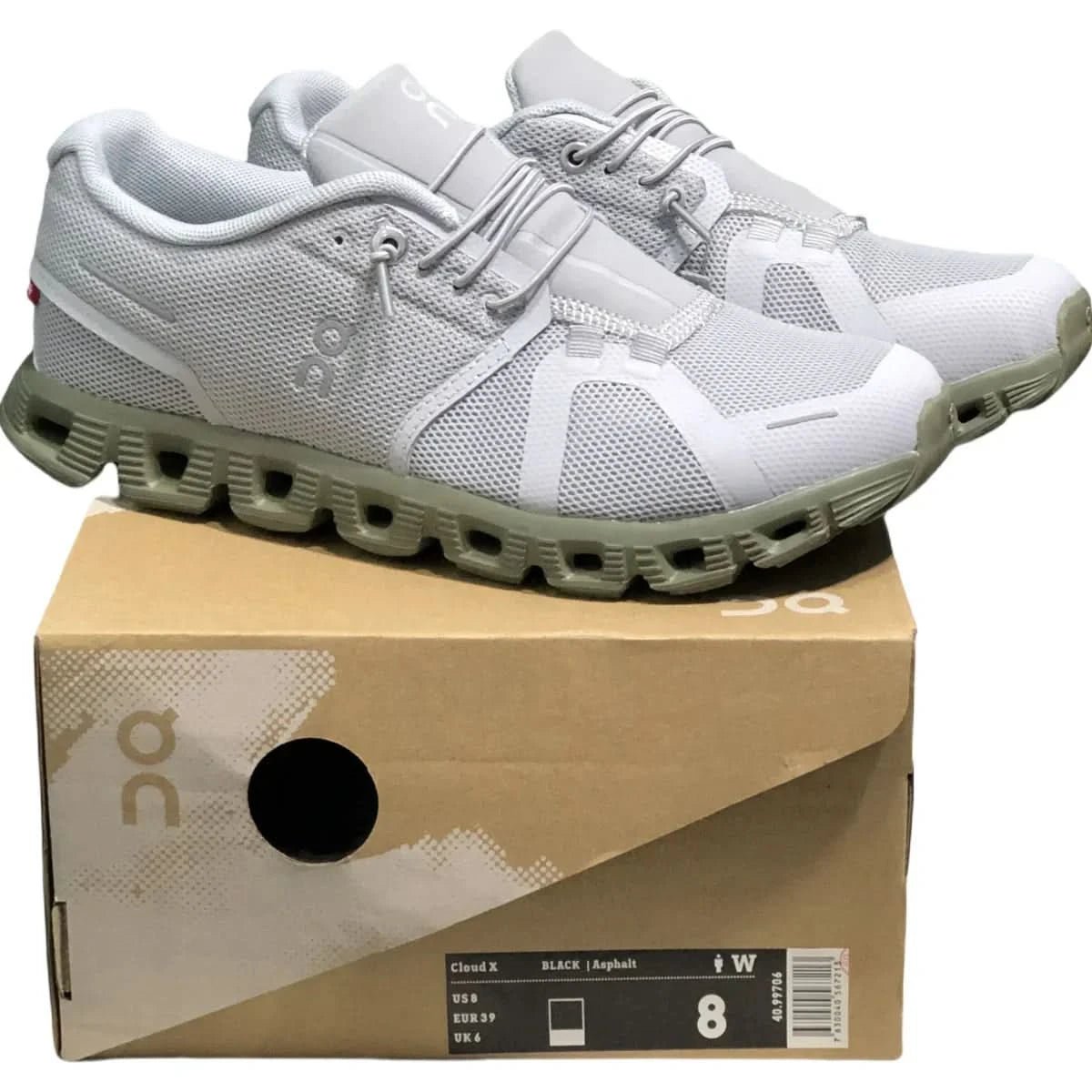 On Cloud 5 Men's Grayish/Green - Onsrunners