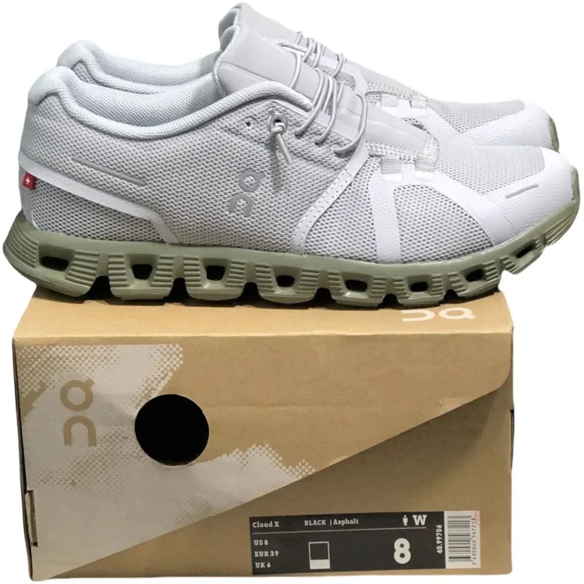 On Cloud 5 Men's Grayish/Green - Onsrunners