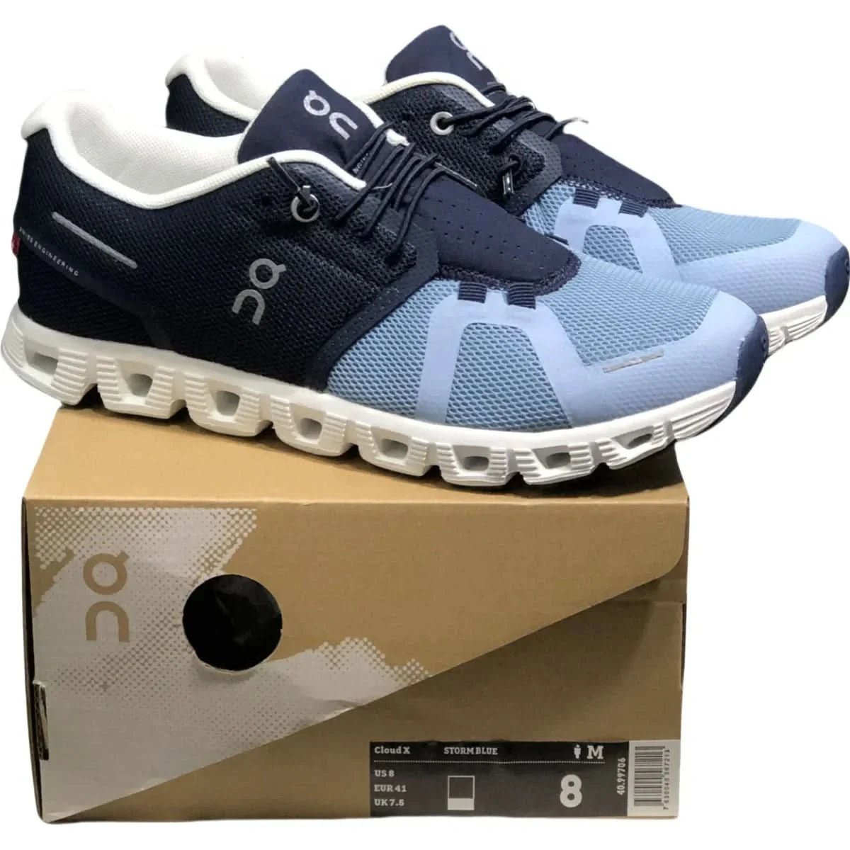 On Cloud 5 Men's Light Grayish Blue - Onsrunners