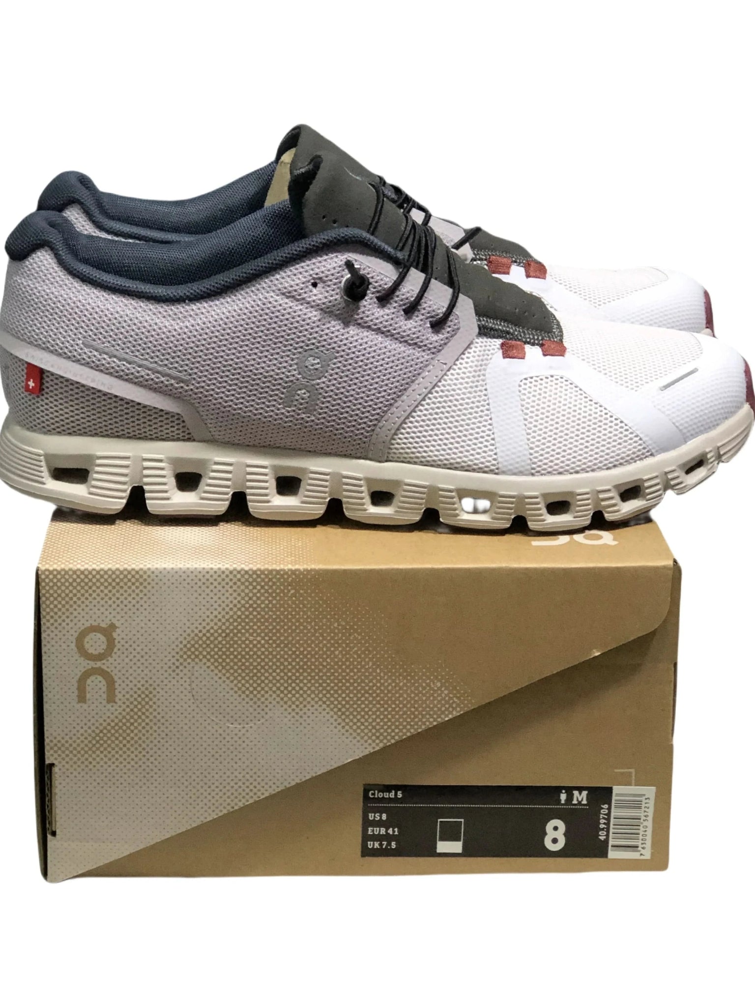 On Cloud 5 Men's Pearl White Fog White - Onsrunners