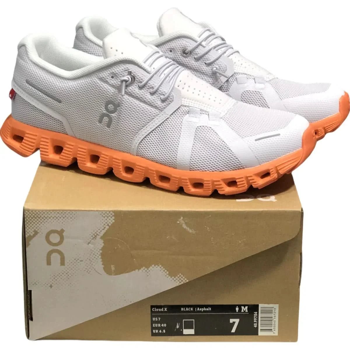 On Cloud 5 Men's White/Orange - Onsrunners