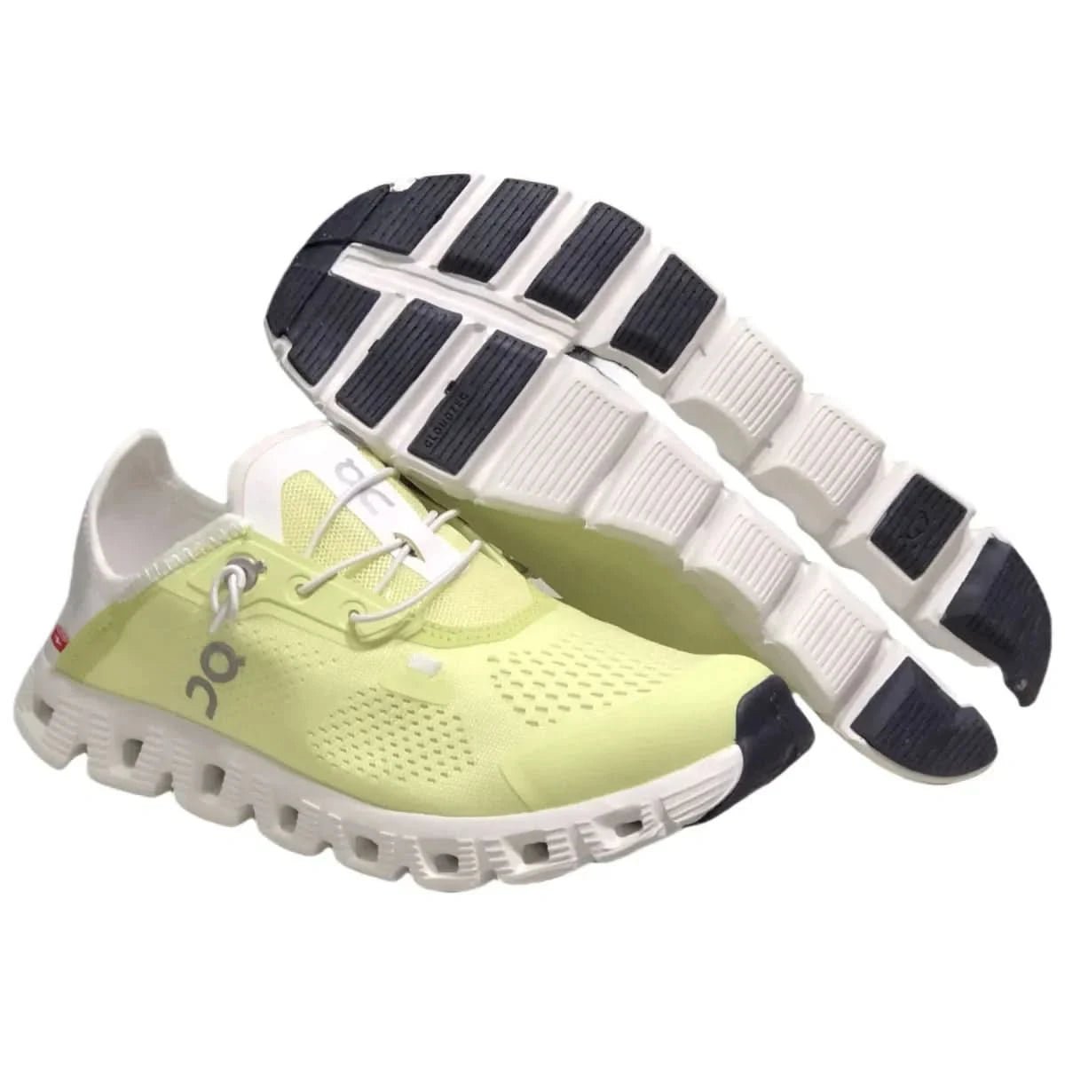 On Cloud 5 Women's Grass yellow/ivory white - Onsrunners