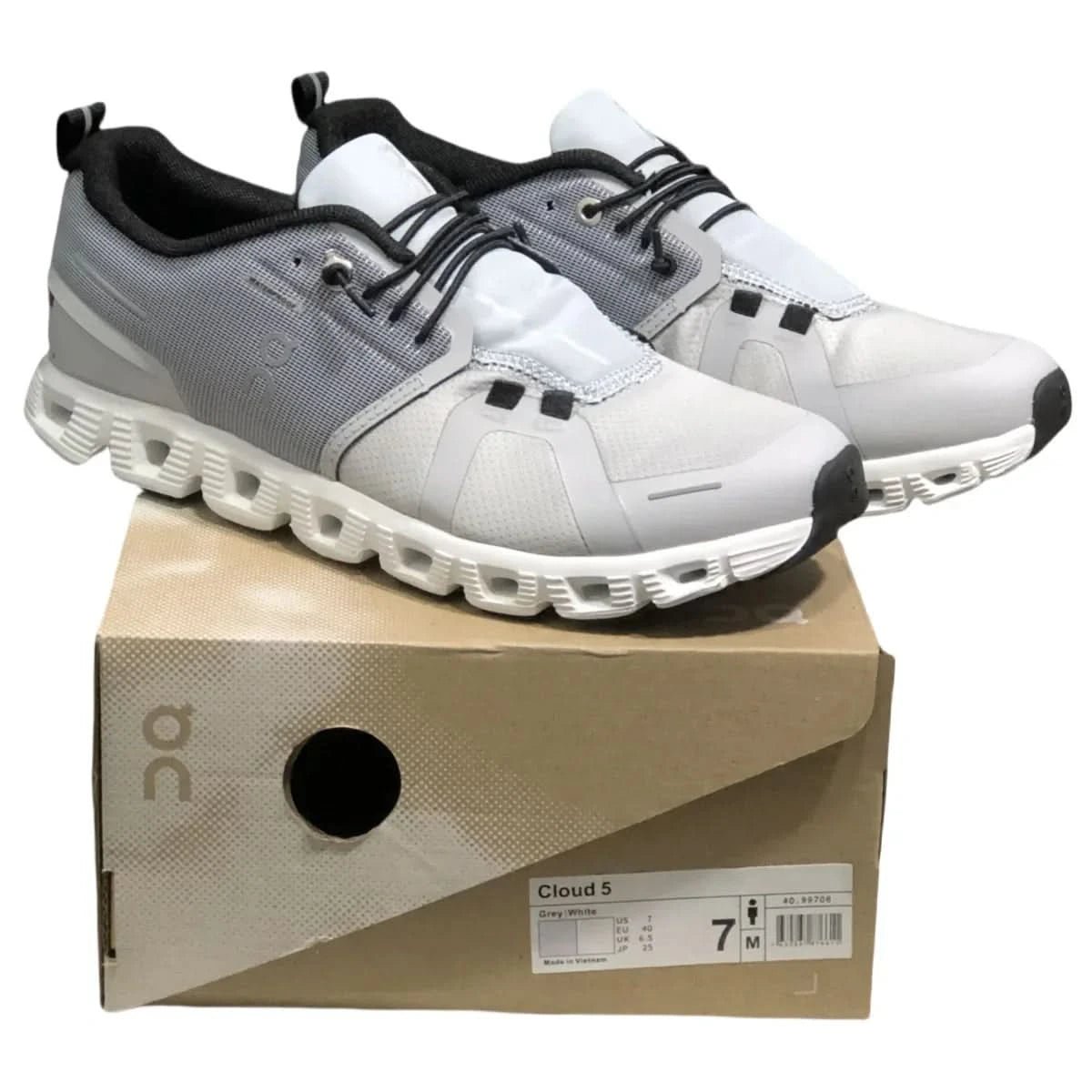 On Cloud 5 Women'S Gray/White - Onsrunners