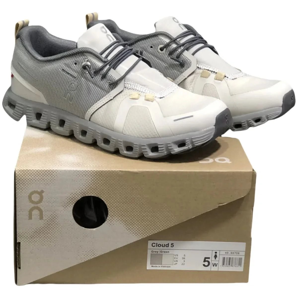 On Cloud 5 Women'S Pearl White/Gray - Onsrunners