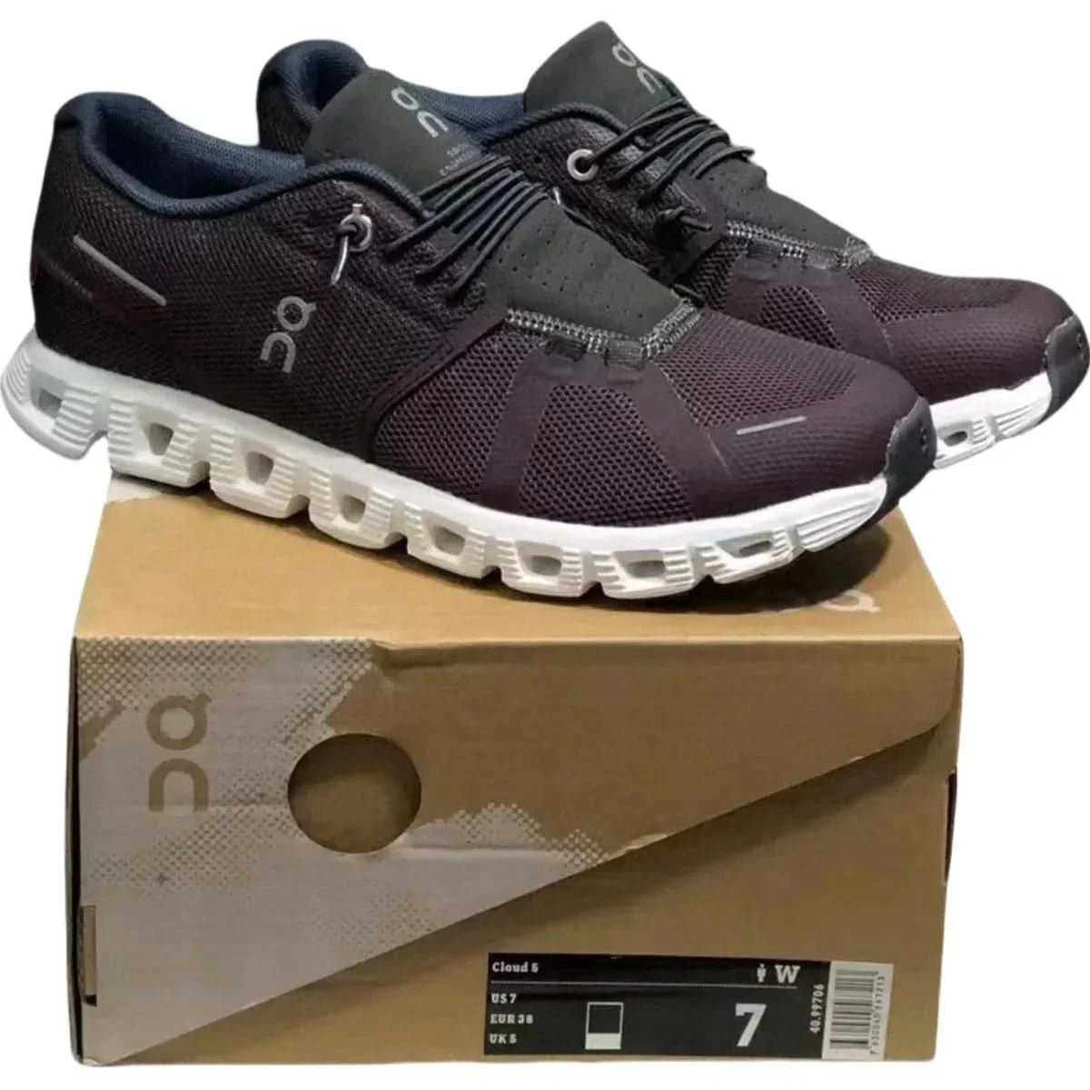 On Cloud 5 Women's Purplish/Black - Onsrunners