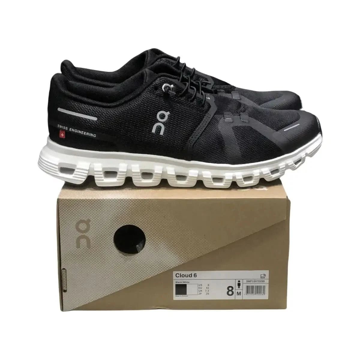 On Cloud 6 Men's Black/White - Onsrunners