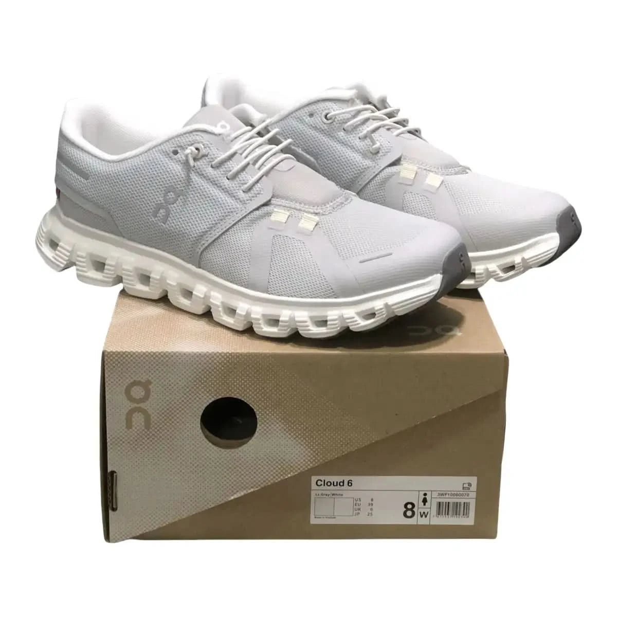 On Cloud 6 Women's Gray/White - Onsrunners