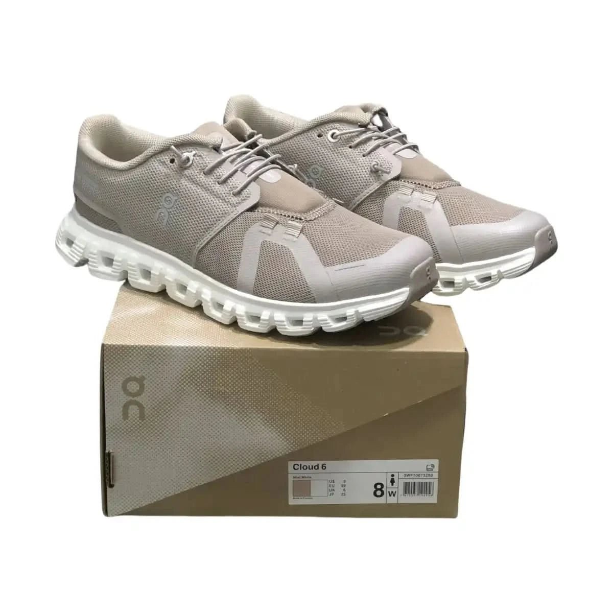 On Cloud 6 Women's Taupe/White - Onsrunners