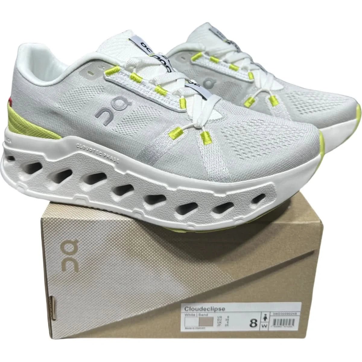 On Cloudeclipse Men's White/Sand - Onsrunners