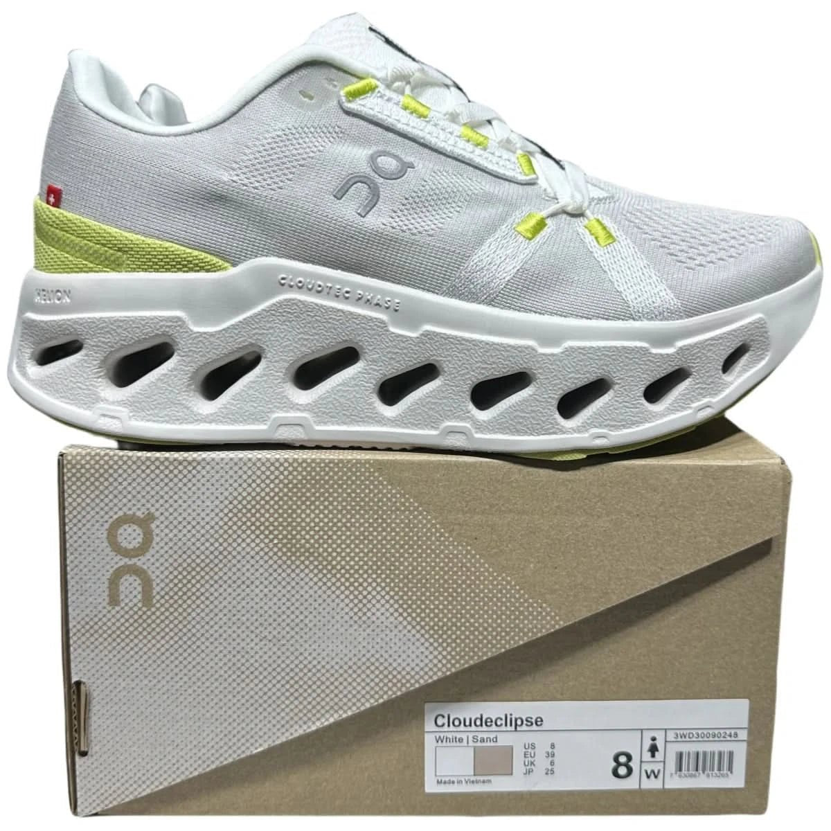 On Cloudeclipse Men's White/Sand - Onsrunners