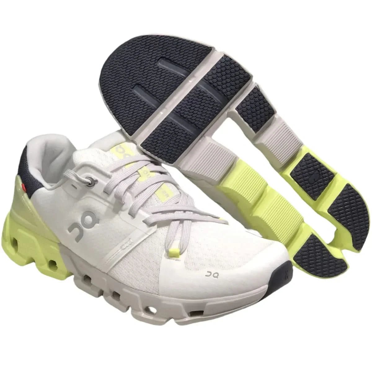 On Cloudflyer 4 Men's White/Yellow - Onsrunners