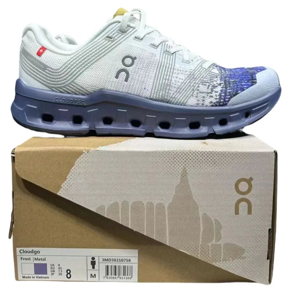 On Cloudgo Men's Grey/Purple - Onsrunners