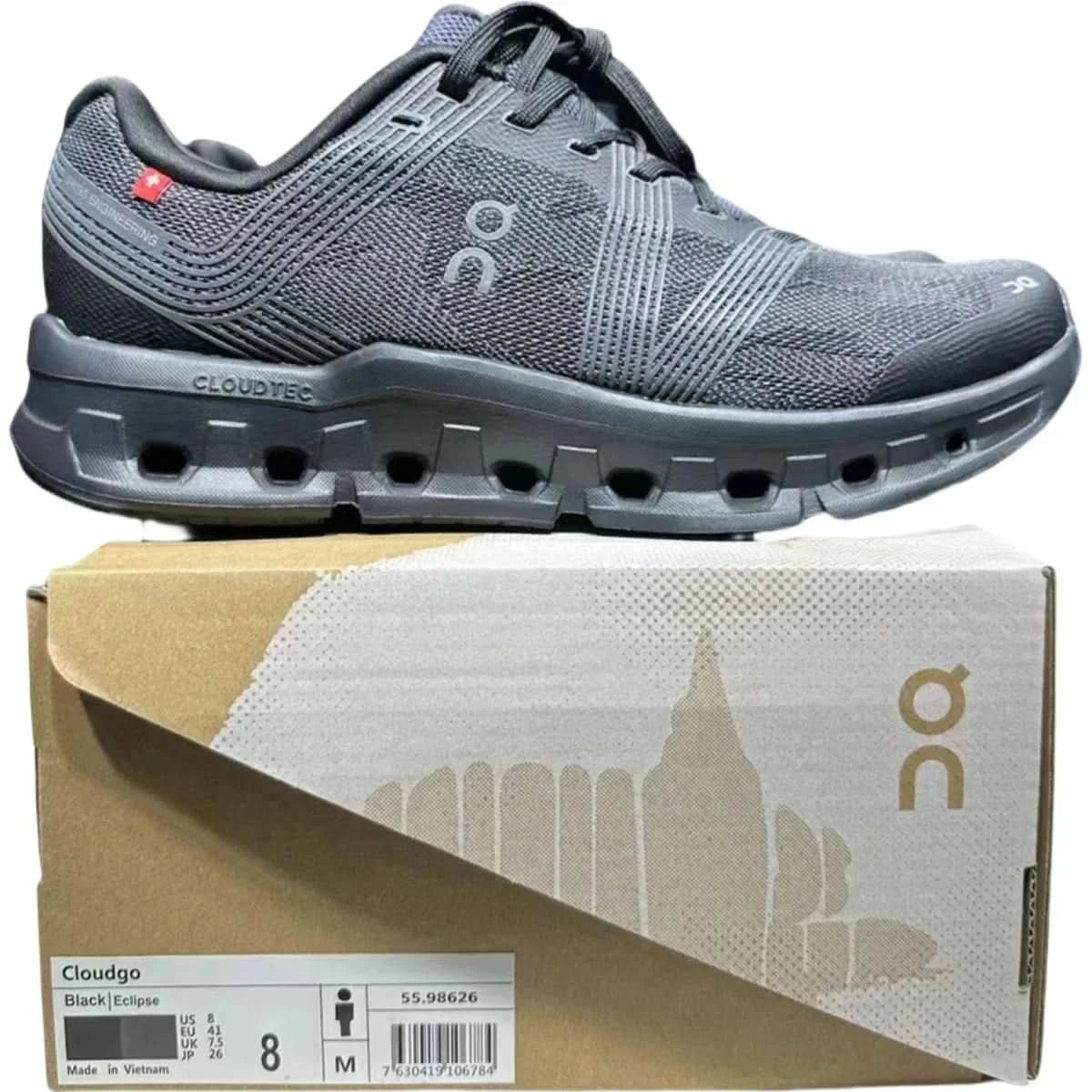 On Cloudgo Women's Black eclipse black - Onsrunners