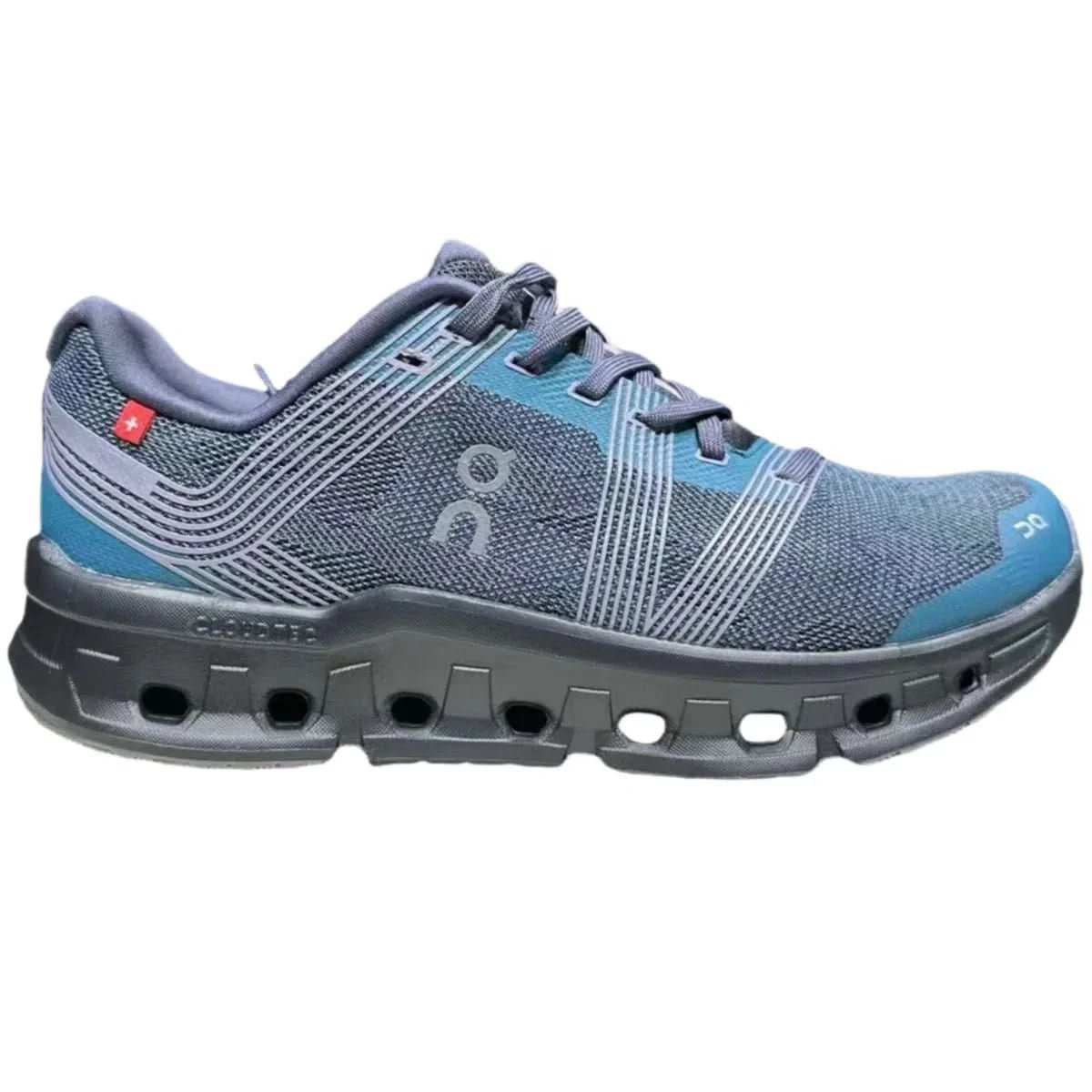 On Cloudgo Women's Storm Blue Magnetic/Lime - Onsrunners