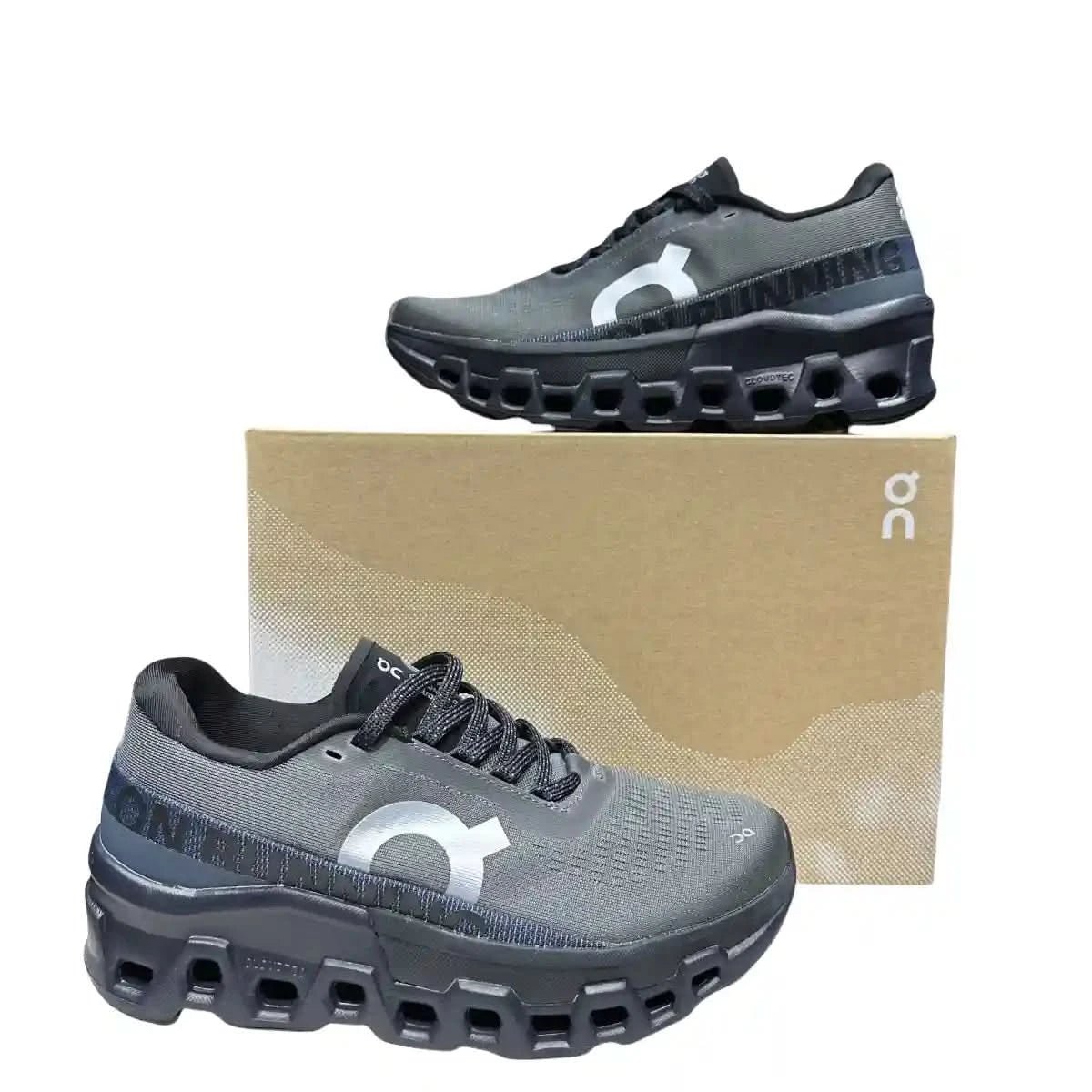 On Cloudmonster 2 Men's Almond/Iron Black - Onsrunners