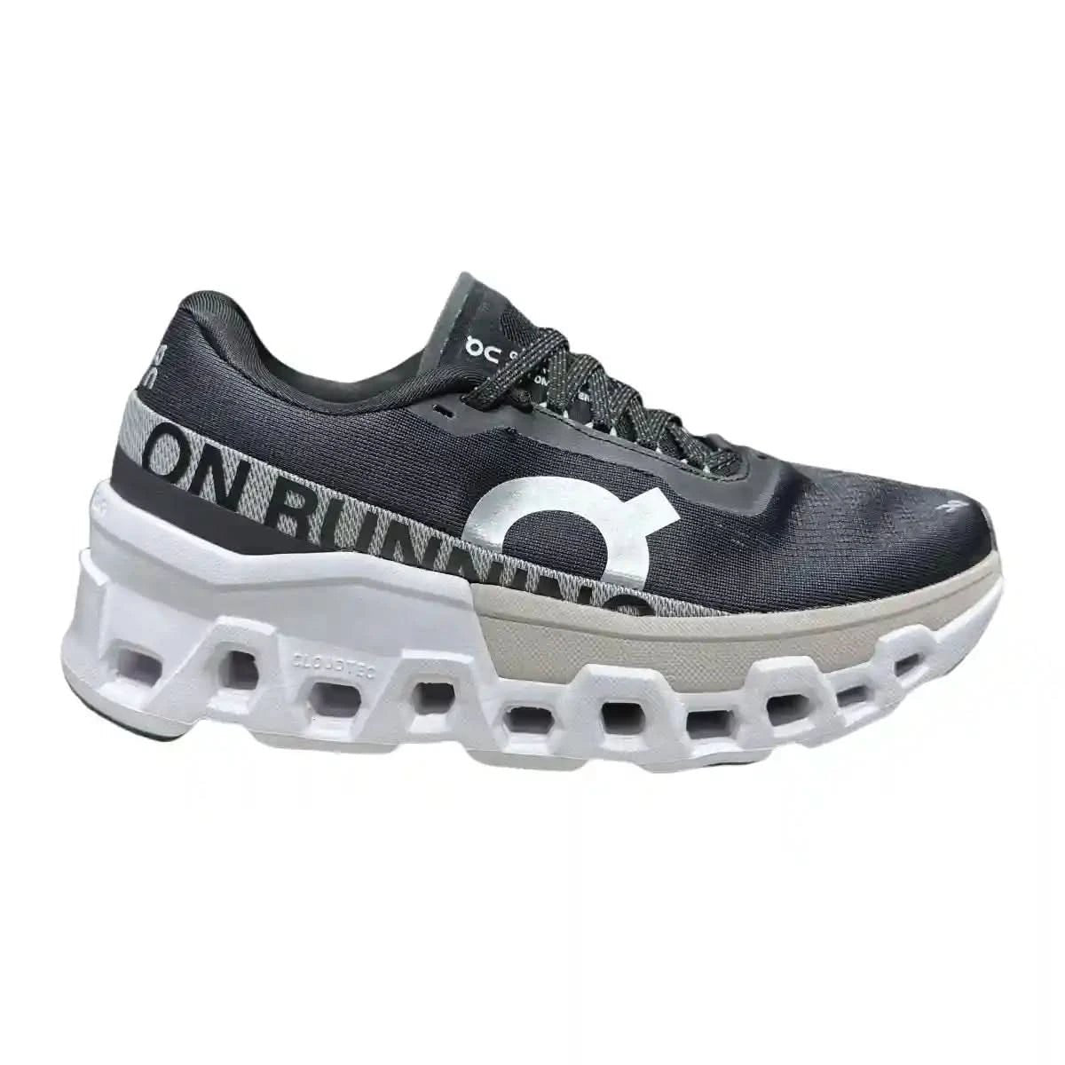 On Cloudmonster 2 Men's Black/Mist White - Onsrunners