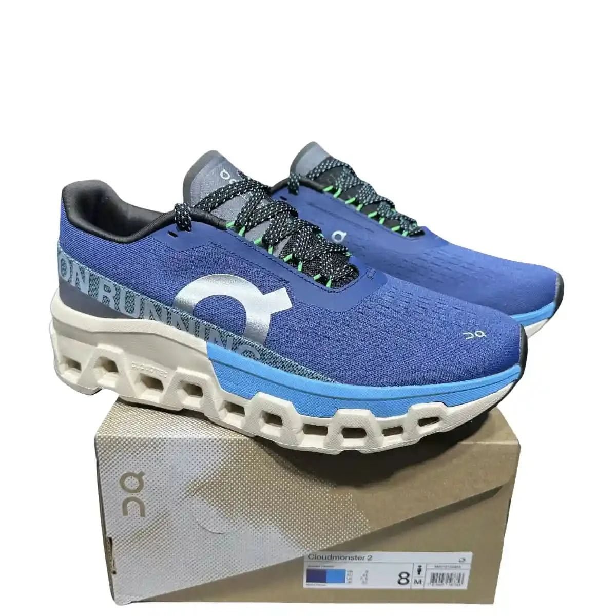 On Cloudmonster 2 Men's Storm Gray/Sky Blue - Onsrunners