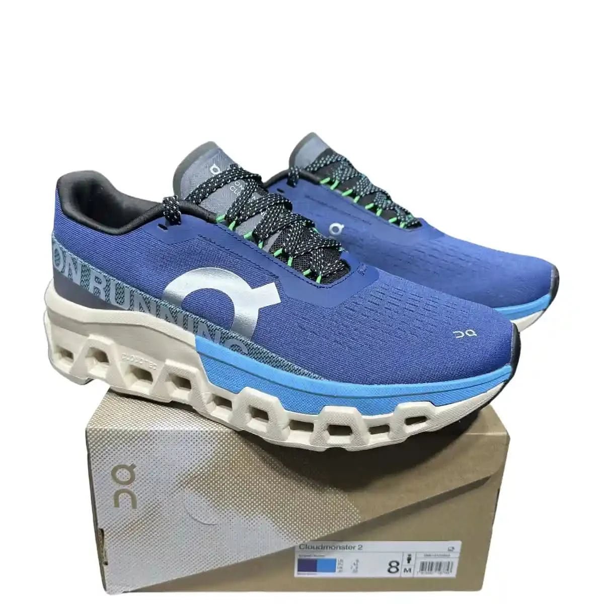 On Cloudmonster 2 Men's Storm Gray/Sky Blue - Onsrunners