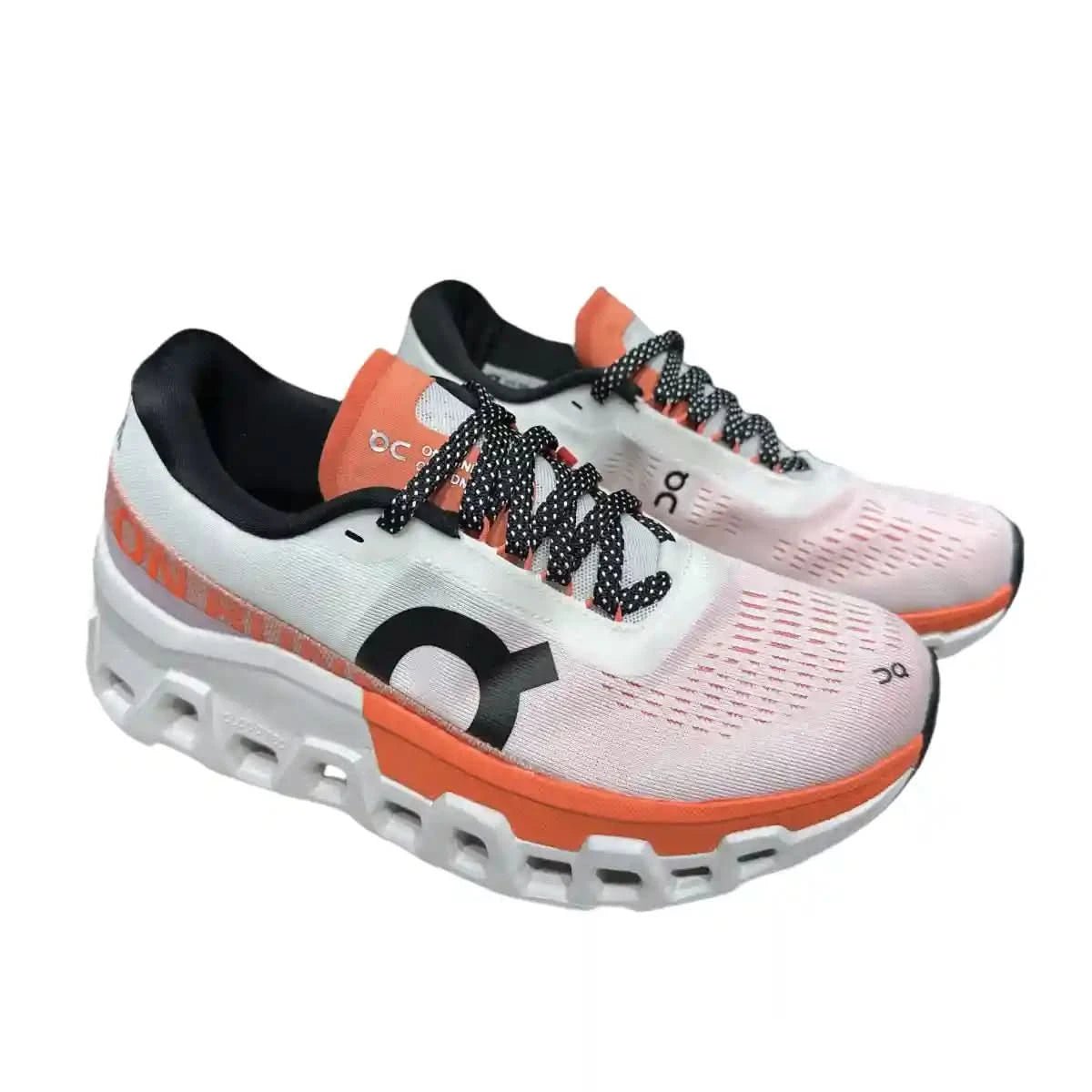 On Cloudmonster 2 Men's White/Tangerine Red - Onsrunners