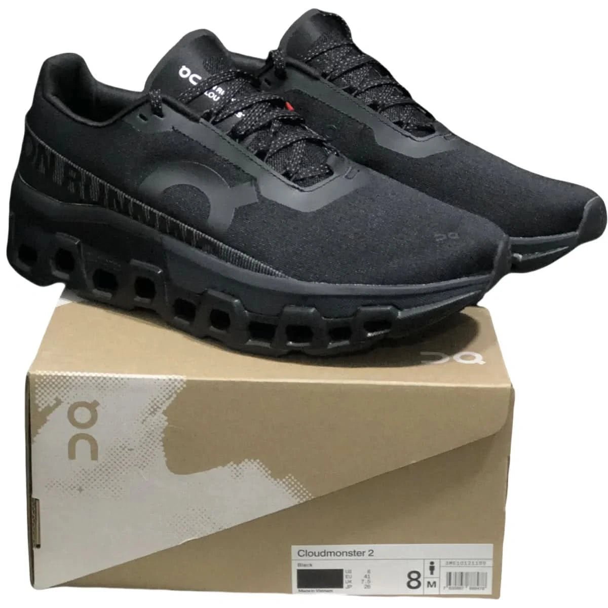 On Cloudmonster 2 Women's All Black - Onsrunners