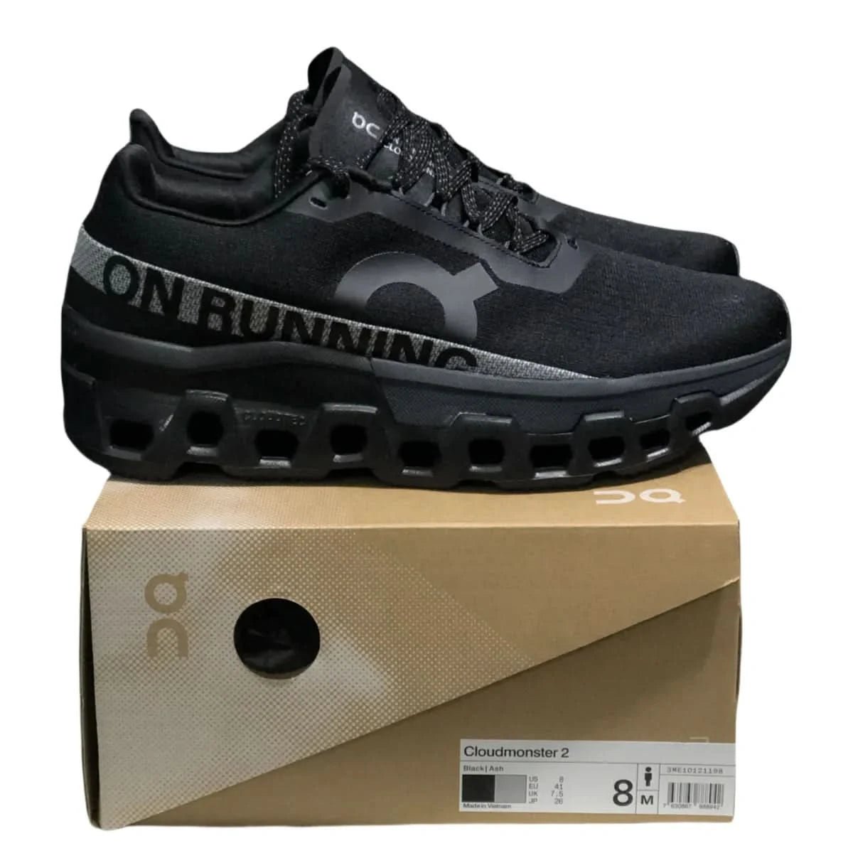 On Cloudmonster 2 Women's Black/Silver - Onsrunners
