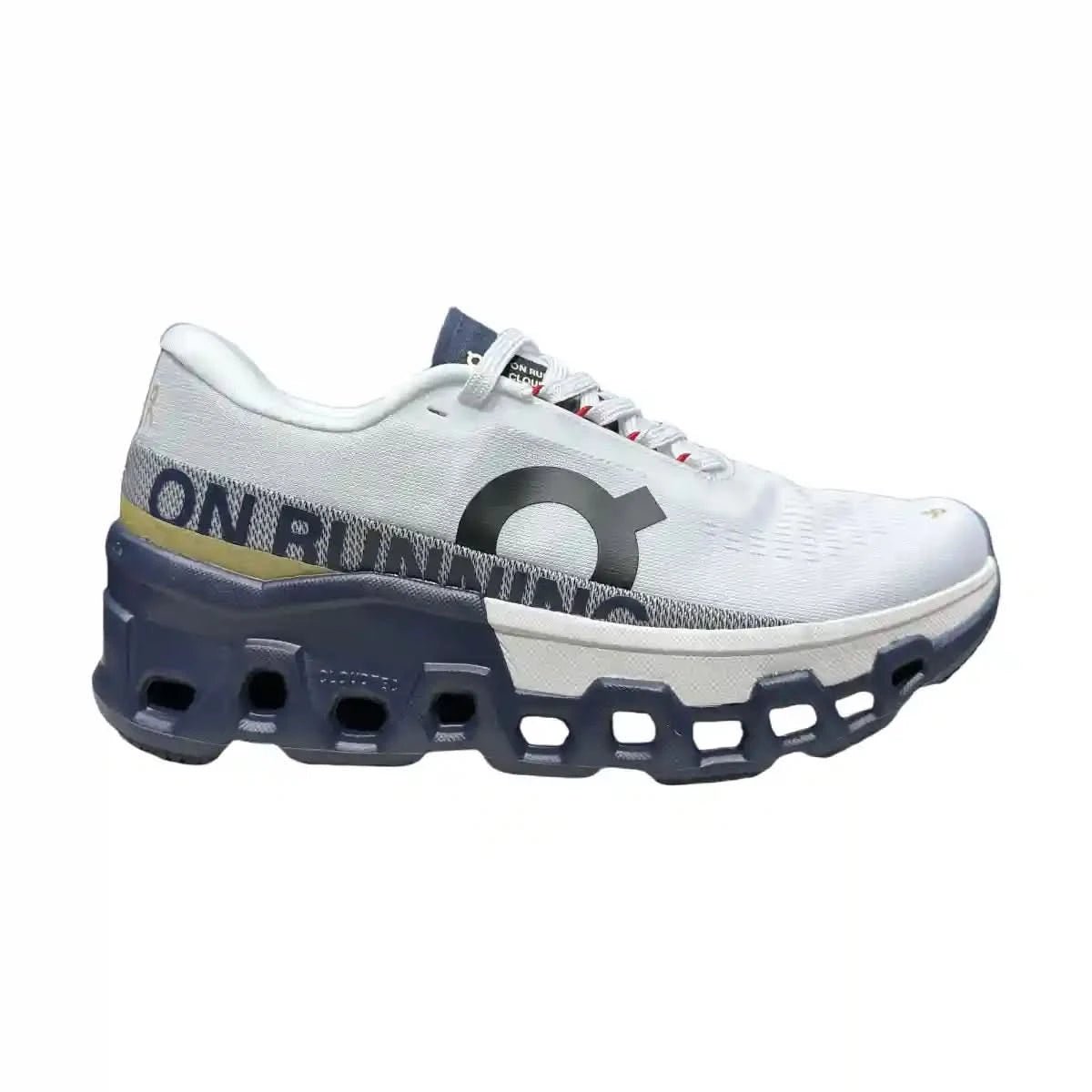 On Cloudmonster 2 Women's White/Blue - Onsrunners