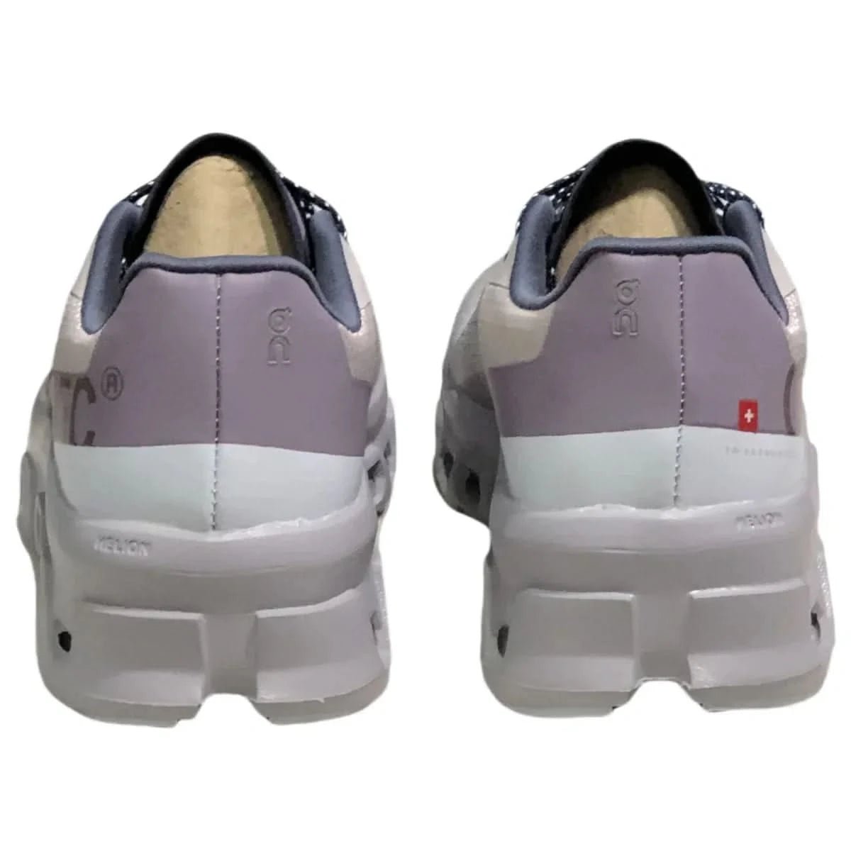 On Cloudmonster Men's Grey/Purple - Onsrunners