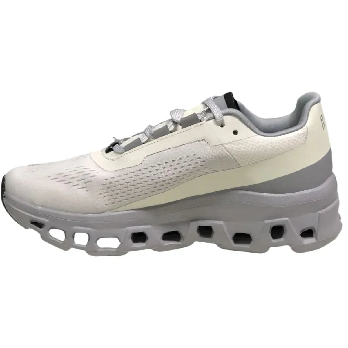 On Cloudmonster Men's White/Grey - Onsrunners