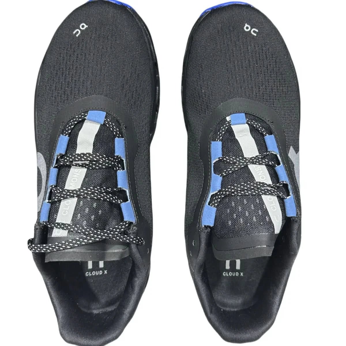 On Cloudmonster Women's Black/Blue - Onsrunners