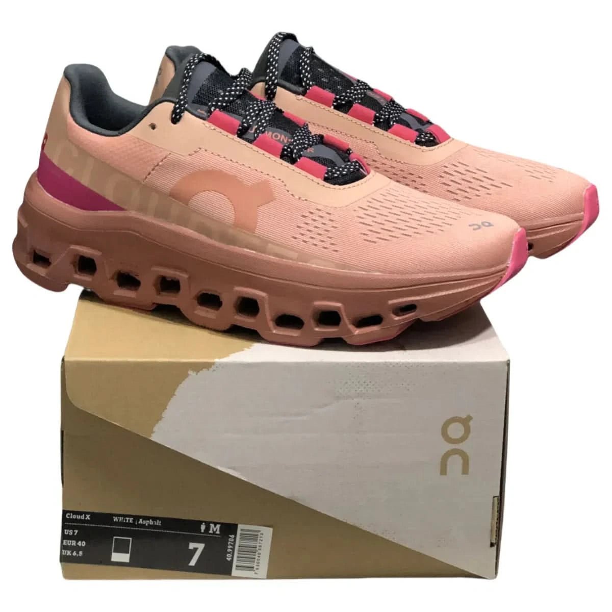 On Cloudmonster Women's Rose/Pink - Onsrunners