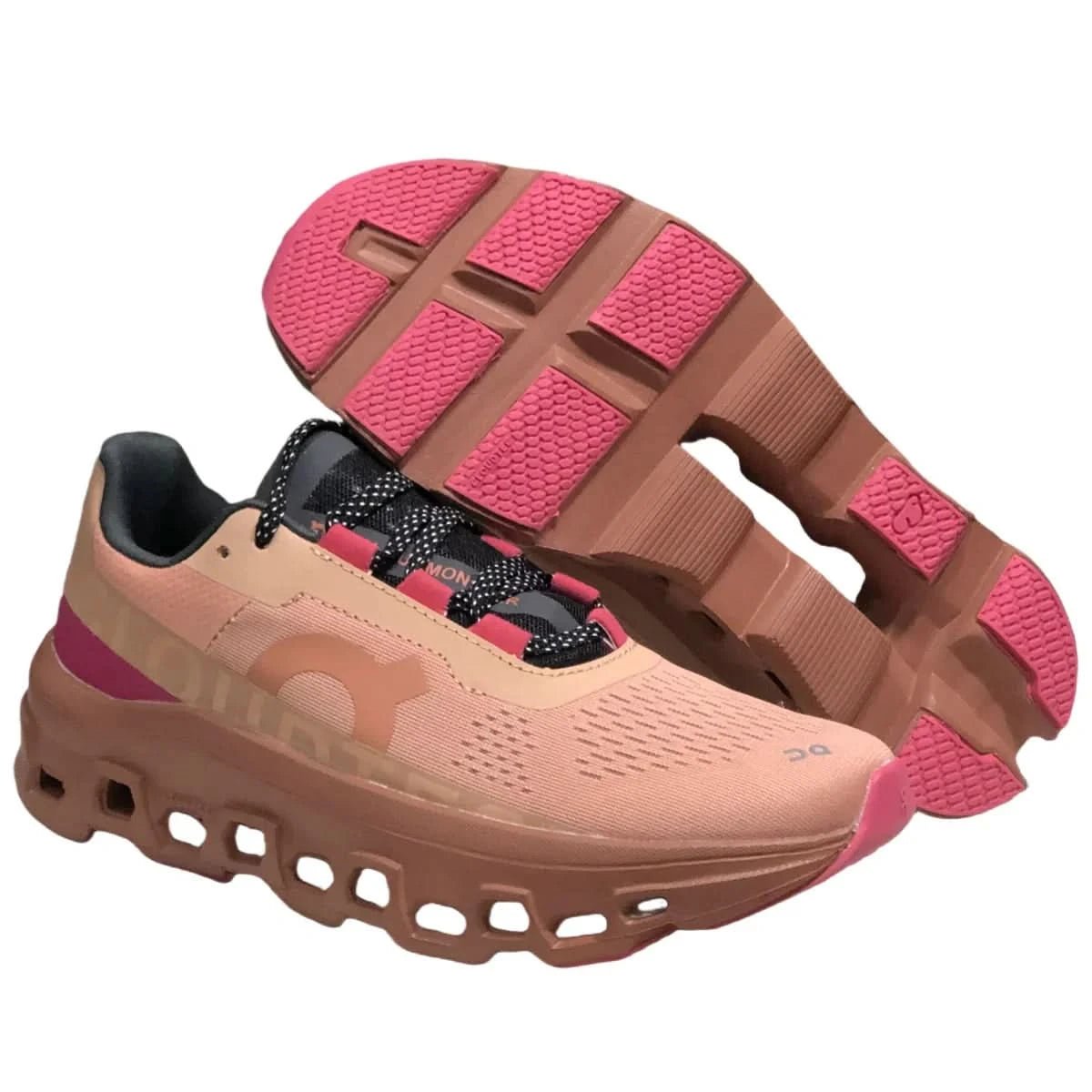 On Cloudmonster Women's Rose/Pink - Onsrunners