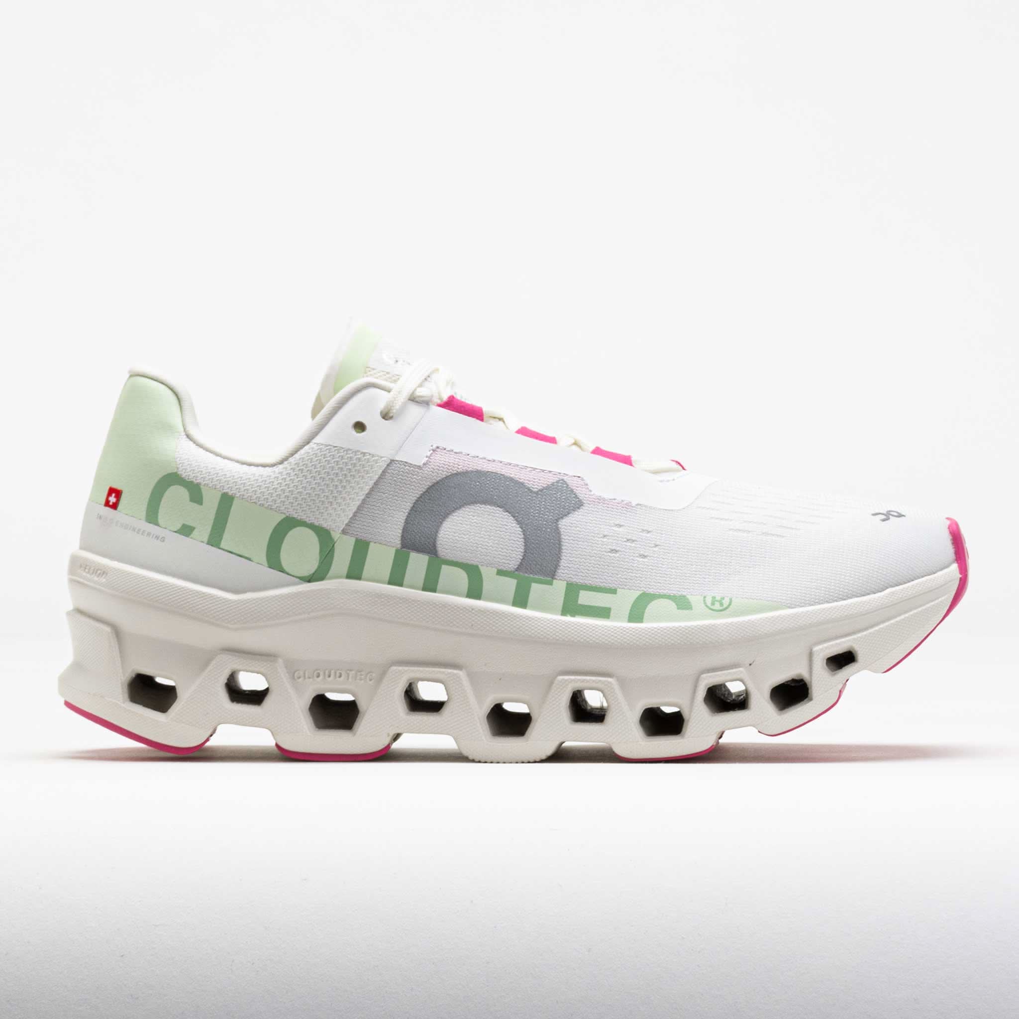 On Cloudmonster Women's White/Lima - Onsrunners