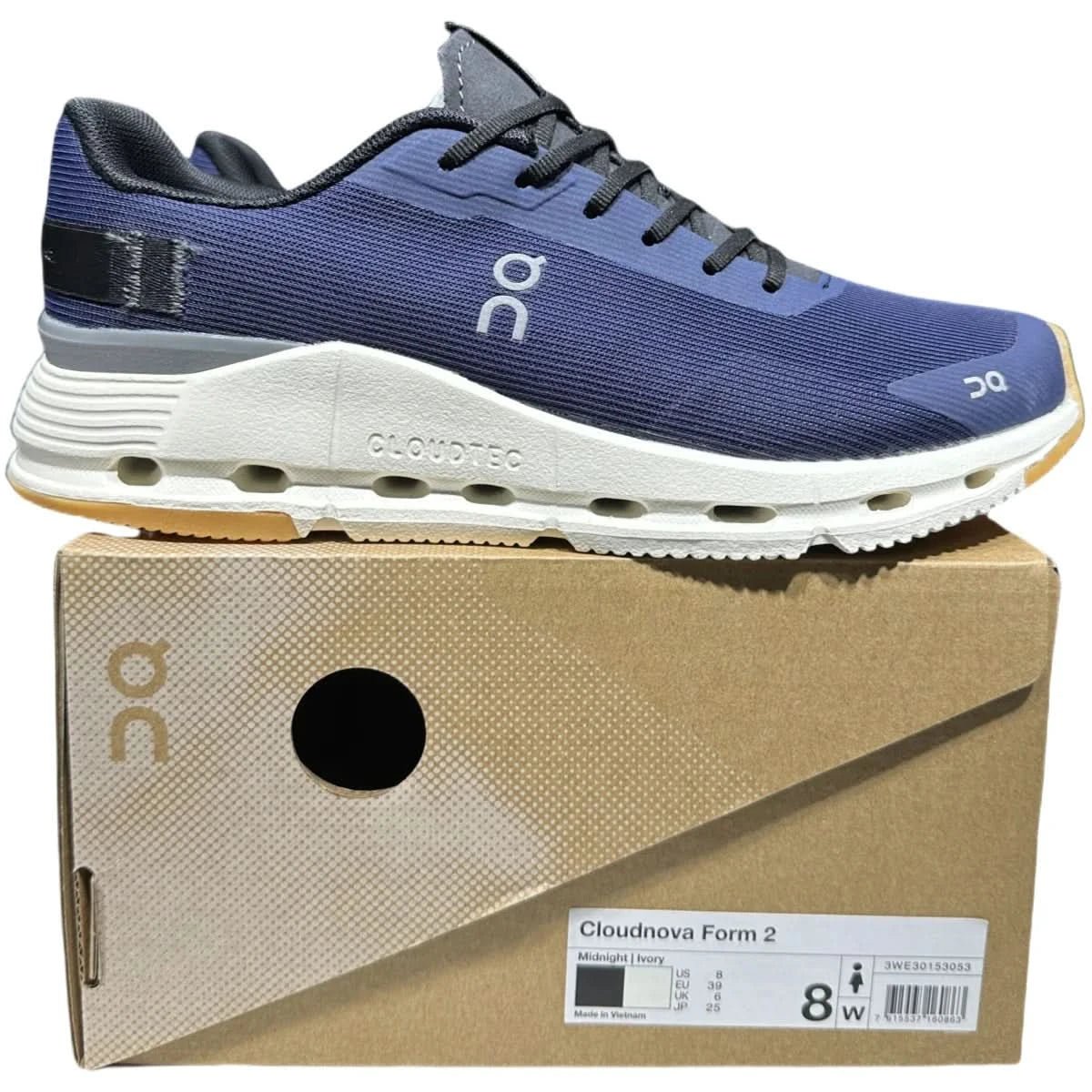 On Cloudnova Form 2 Women's Midnight/Ivory - Onsrunners