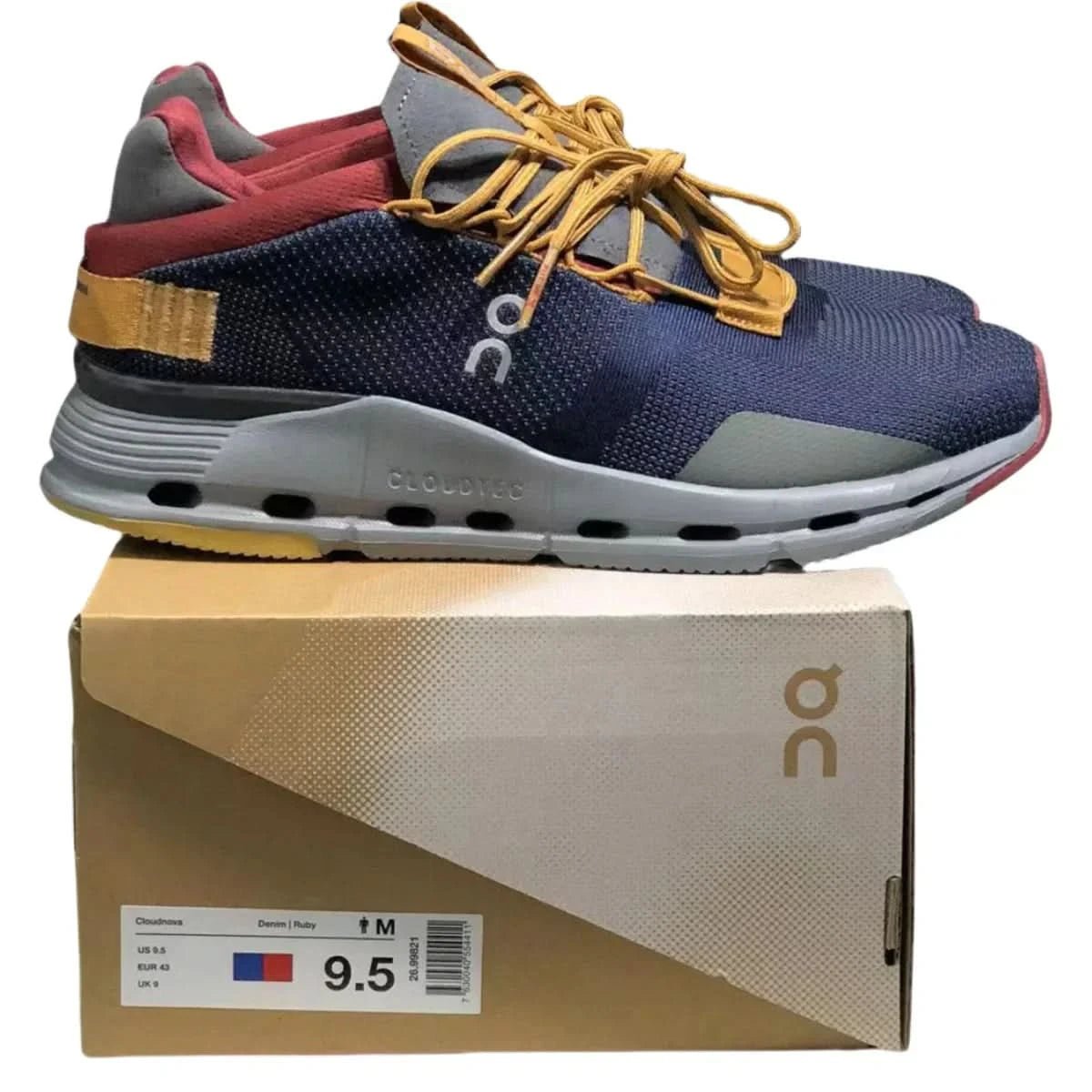 On Cloudnova Men's Gray/Blue - Onsrunners