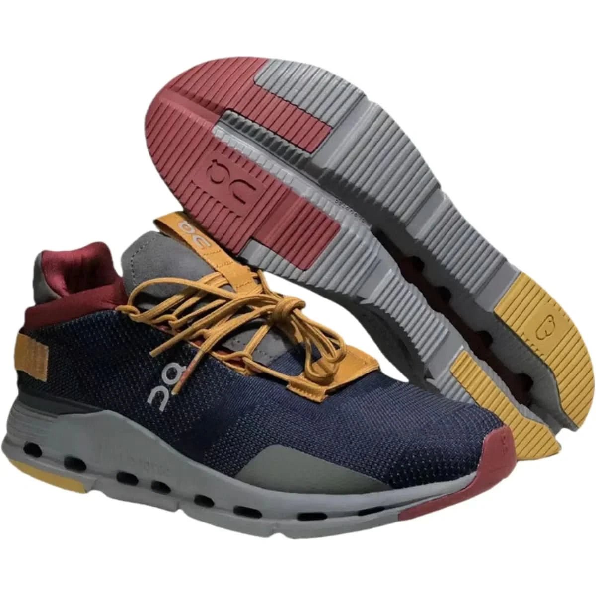 On Cloudnova Men's Gray/Blue - Onsrunners