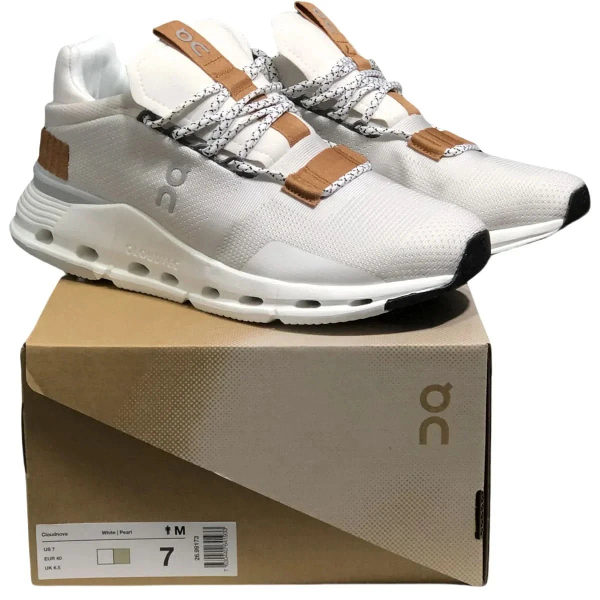 On Cloudnova Men's Pearly/White - Onsrunners