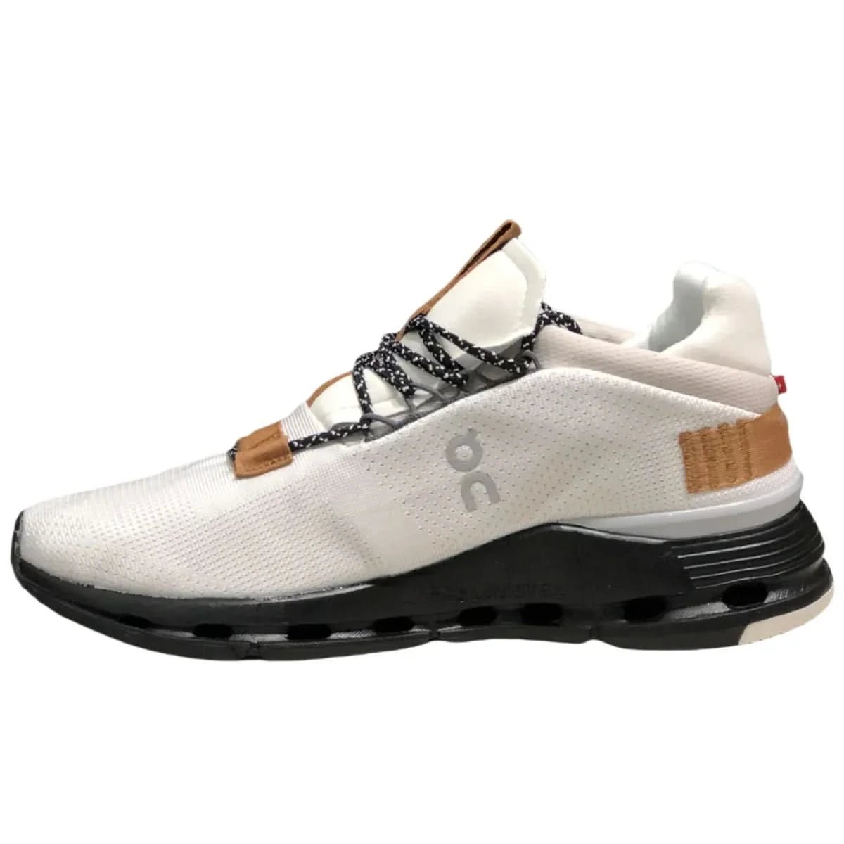 On Cloudnova Men's White/Brown - Onsrunners