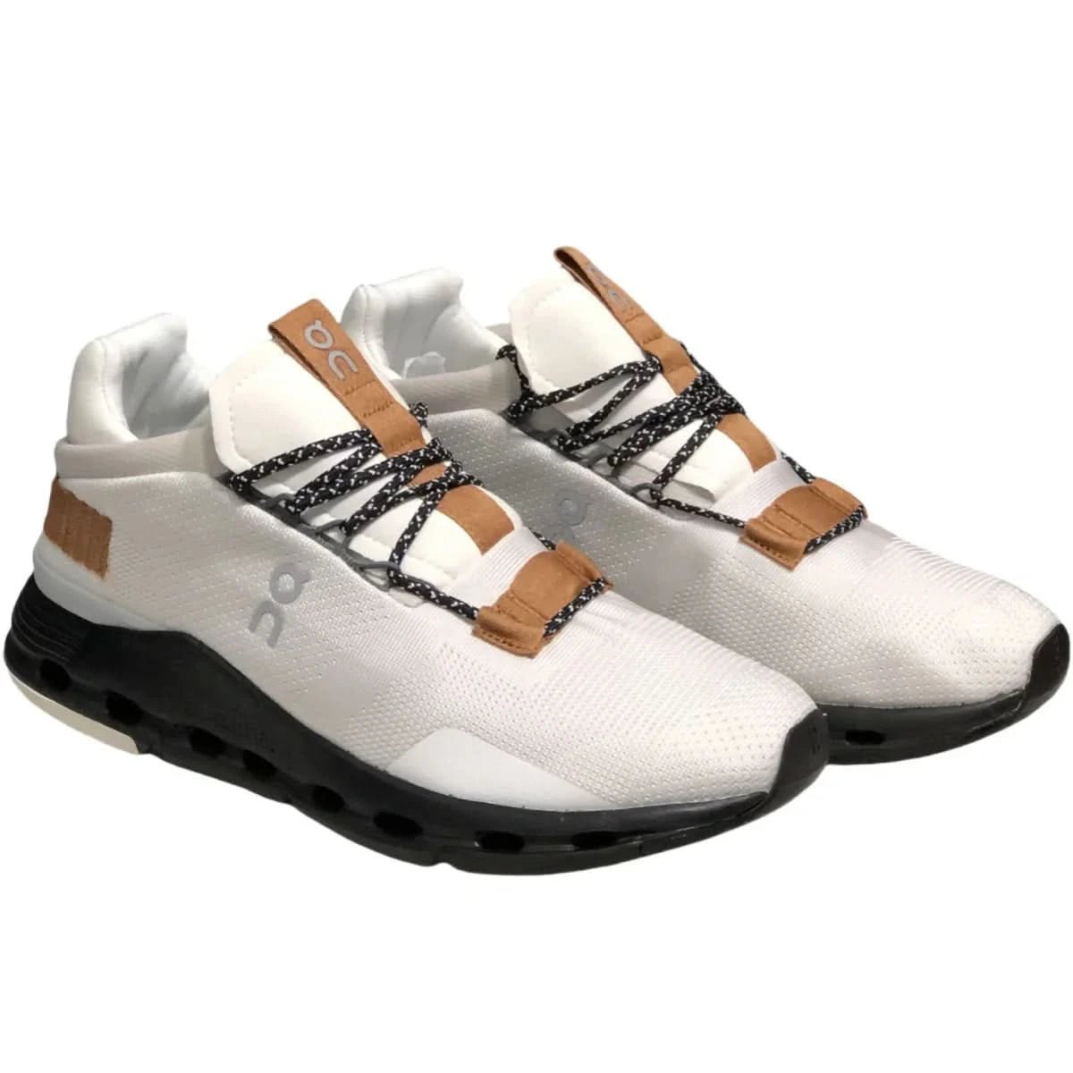 On Cloudnova Men's White/Brown - Onsrunners