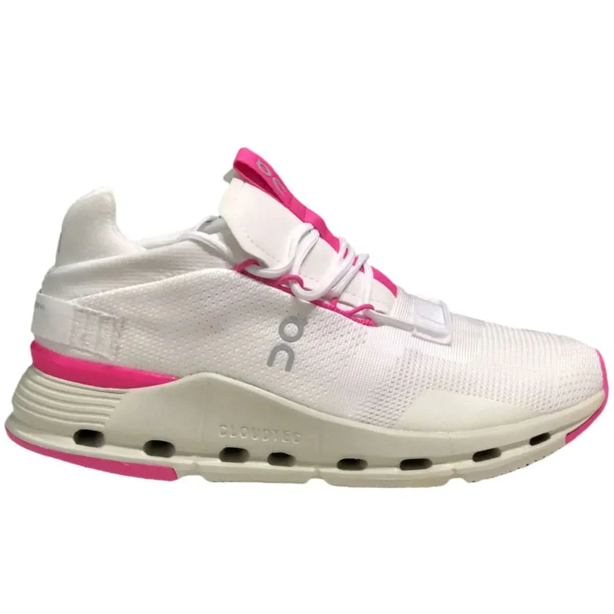 On Cloudnova Men's White/Pink - Onsrunners