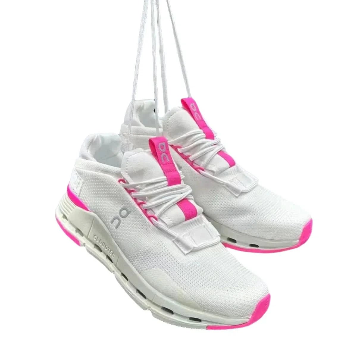 On Cloudnova Men's White/Pink - Onsrunners