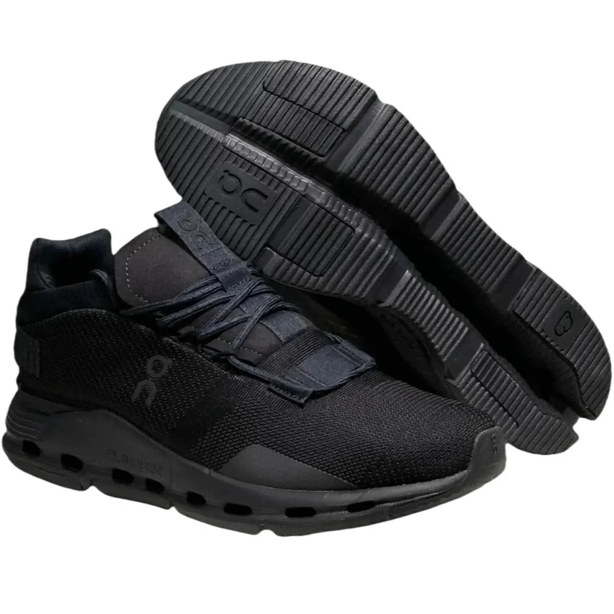 On Cloudnova Women's Black - Onsrunners