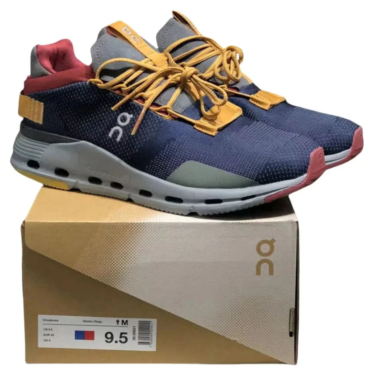 On Cloudnova Women's Gray/Blue - Onsrunners