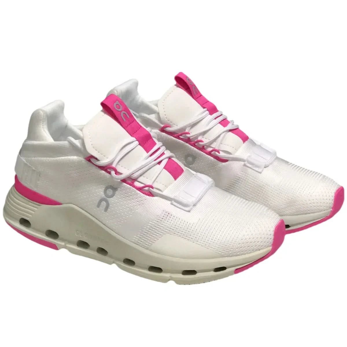 On Cloudnova Women's White/Pink - Onsrunners