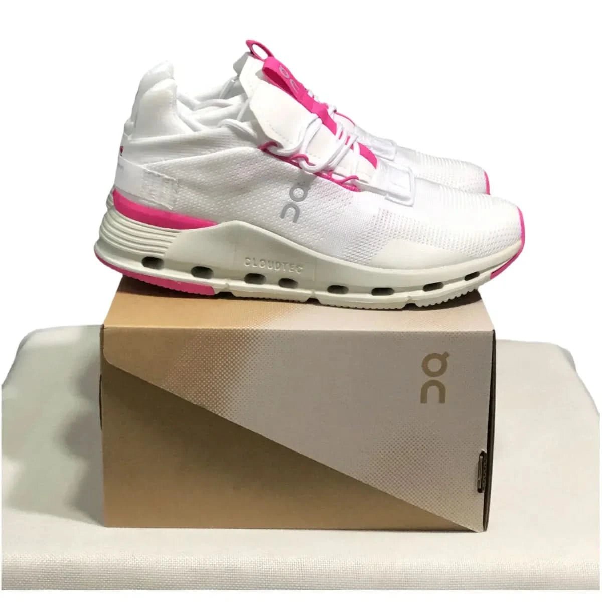 On Cloudnova Women's White/Pink - Onsrunners