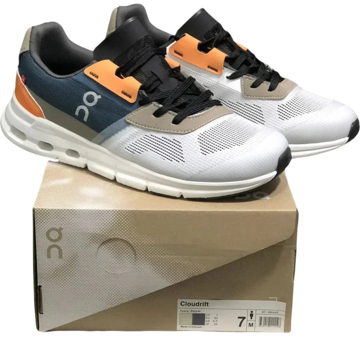 On Cloudrift Women's Lvory White/Storm Blue - Onsrunners