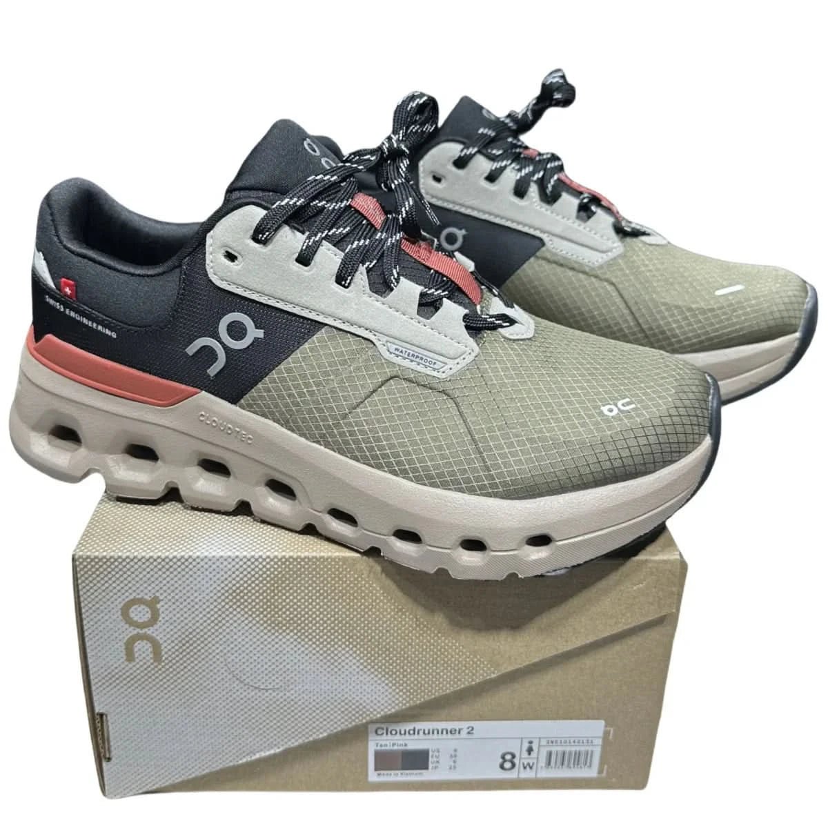 On Cloudrunner 2 Waterproof Men's Brown/Green - Onsrunners